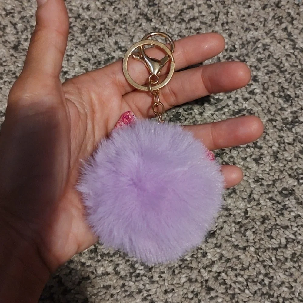 Owl Keychain with Gold Accents
